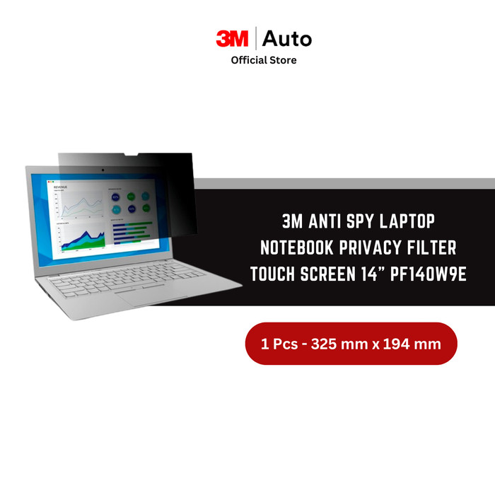 3M™ Anti Spy Laptop Notebook Privacy Filter Touch 
