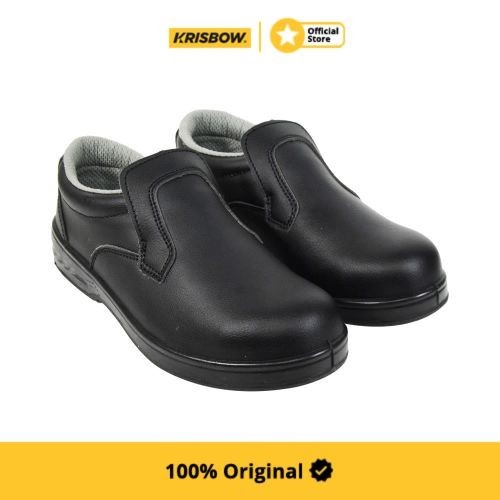 Krisbow Ukuran 38 Trojan Sepatu Pengaman - Hitam