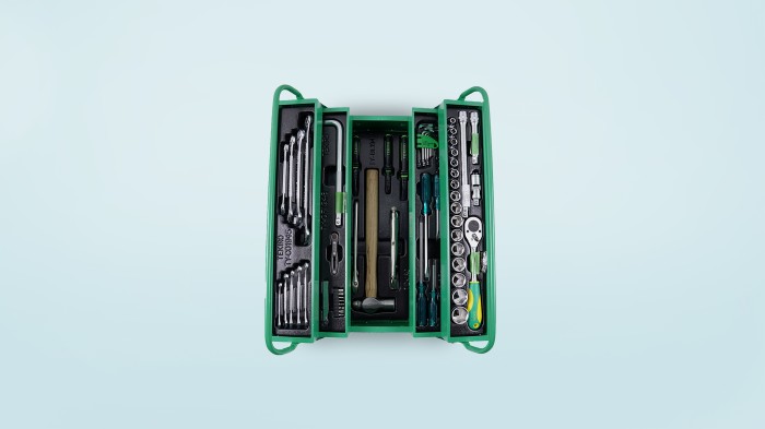TEKIRO TOOL BOX SET 72 PCS