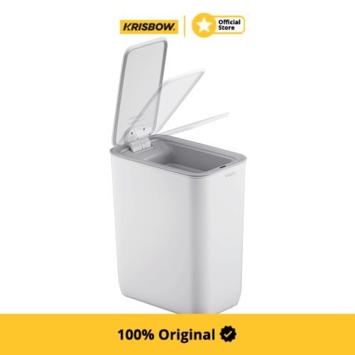 Krisbow Tempat Sampah Sensor Bin Gerak 8 Ltr - Putih Frtb8W4