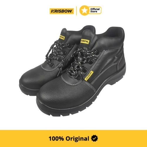 Krisbow Sepatu Safety Shoes Argon 6 Inchi Ukuran 41 - Hitam