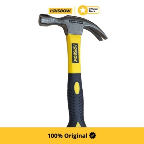 Krisbow Claw Hammer 560 Gr Palu Kambing Handle Rubber Lrch20