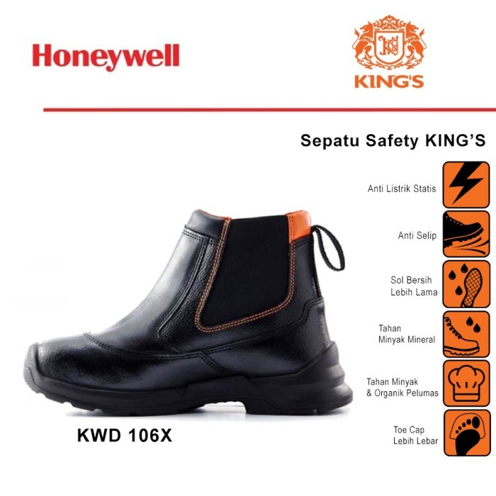 Sepatu Safety Kings Safety Shoes Original KWD106X - SIZE 45