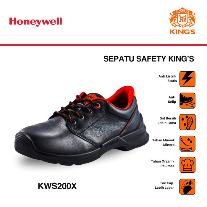 Sepatu Safety Kings Safety Shoes Original KWS200X - SIZE 38