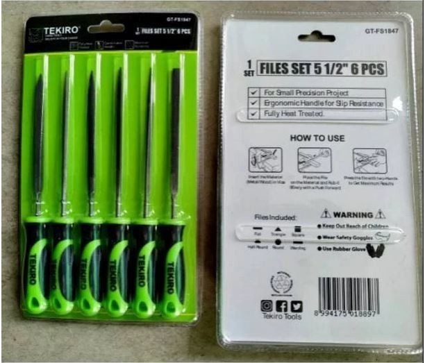 TEKIRO KIKIR SET 5 1/2" 6 PCS / KIKIR SET / TOOLS / PERKAKAS