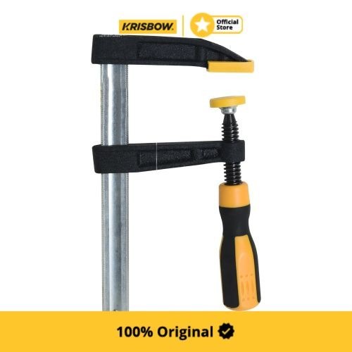 Krisbow Clamp Klem F 8X15Cm - Kuning