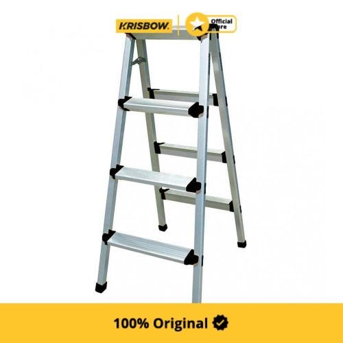 Krisbow Ladder Tangga Lipat Aluminium No Handle 4 Step 1 M