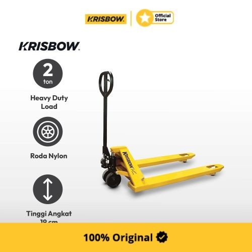 Krisbow Hand Pallet Nylon 68,5X122 Cm 2 Ton