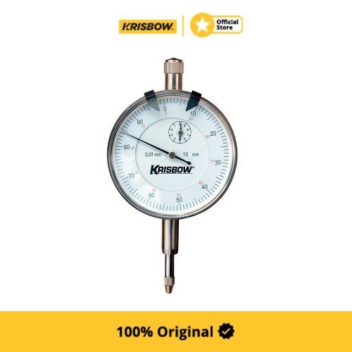 krisbow alat ukur dial indikator 0-25 mm/0,01 mm
