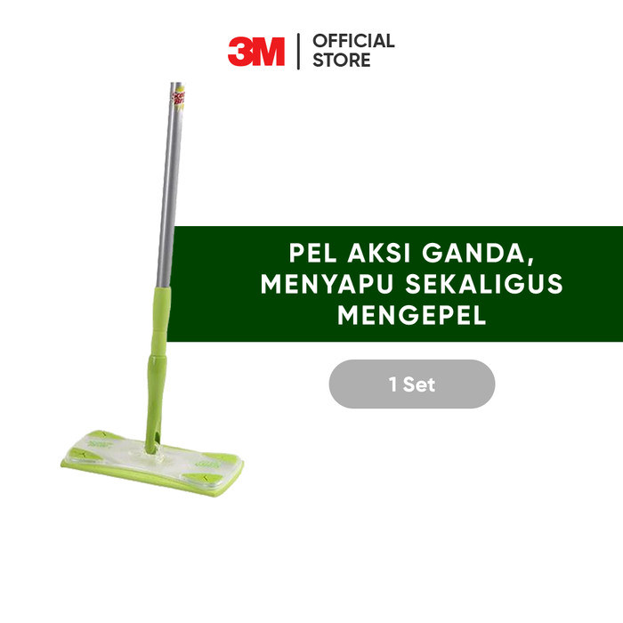 Scotch -Brite 3M Easy Sweeper Alat Lap Pel Sapu Ser
