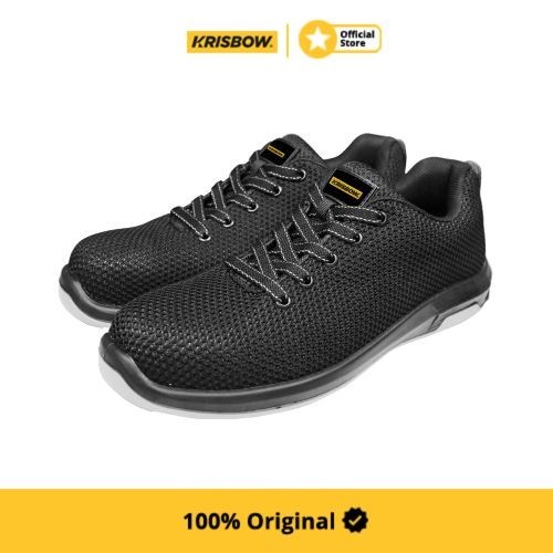 Krisbow Ukuran 42 Ares Sepatu Pengaman - Hitam