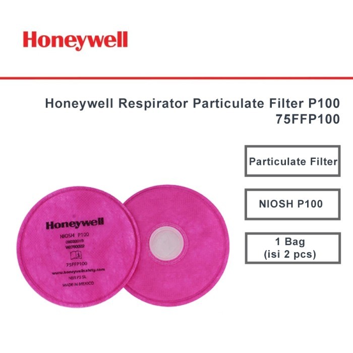 Honeywell Particulate Filter P100 75FFP100 - 1 Bag (isi 2)