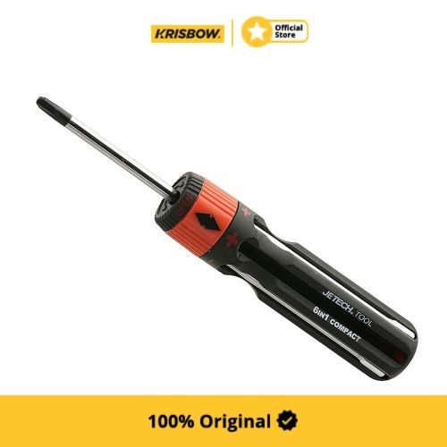 Jetech Obeng Screwdriver 6-In-1 6 Pcs
