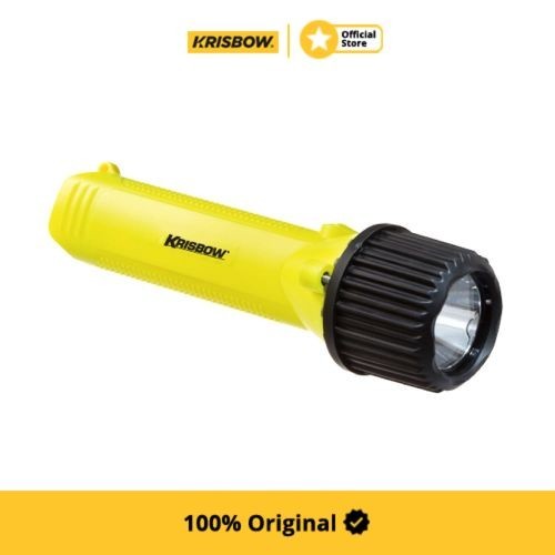 Krisbow Flashlight Senter Explosion Proof Handheld 4Xaa