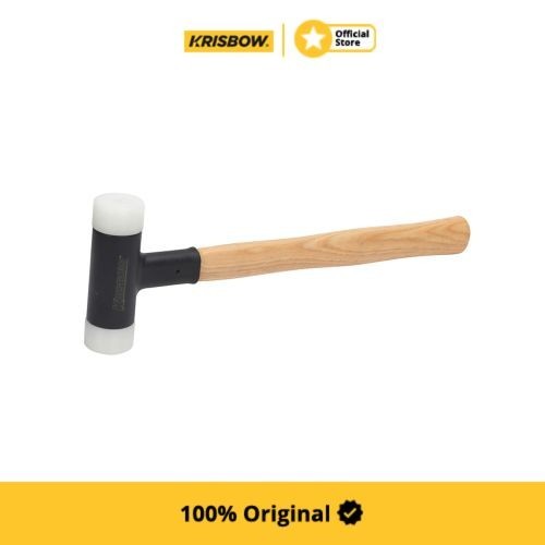 Krisbow Hammer Palu Nilon Dengan Handle Kayu 2.5 Cm