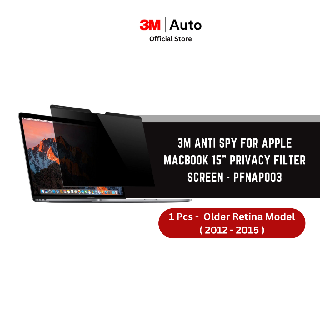 3M™ Anti Spy for Apple MacBook 15" Privacy Filter 